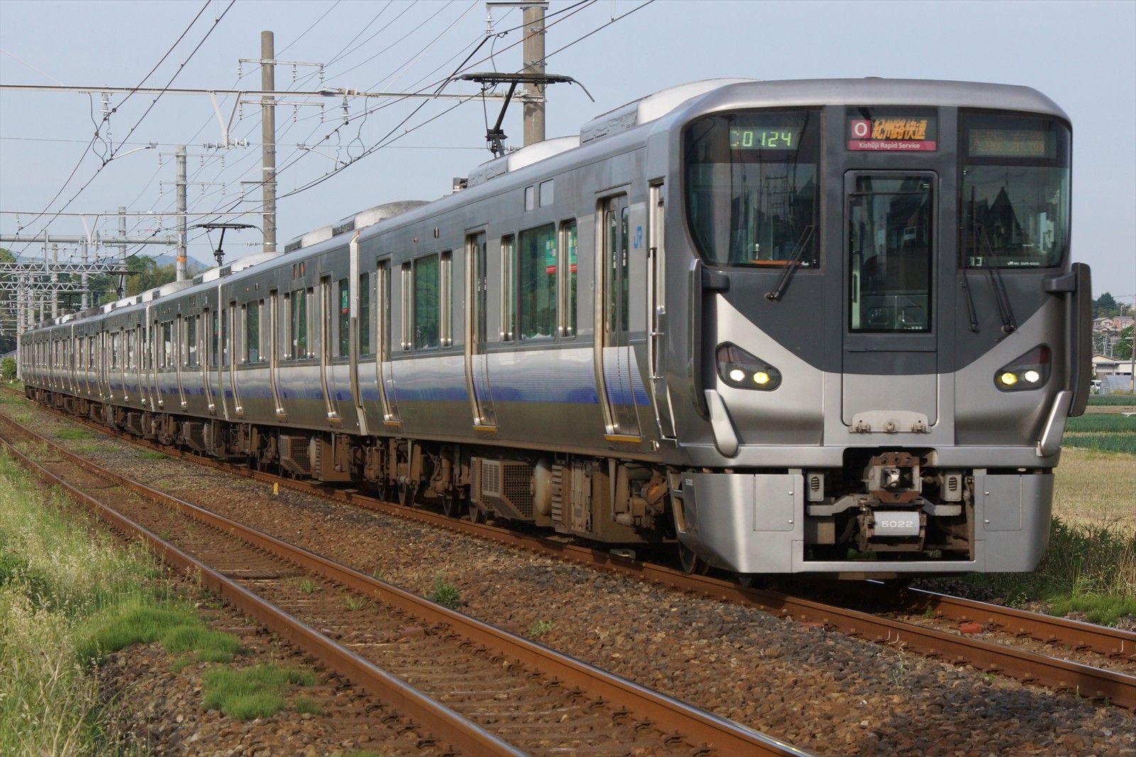 225系5100番台6連・225系紀州路快速8連の撮影記録（阪和線・長滝～新家