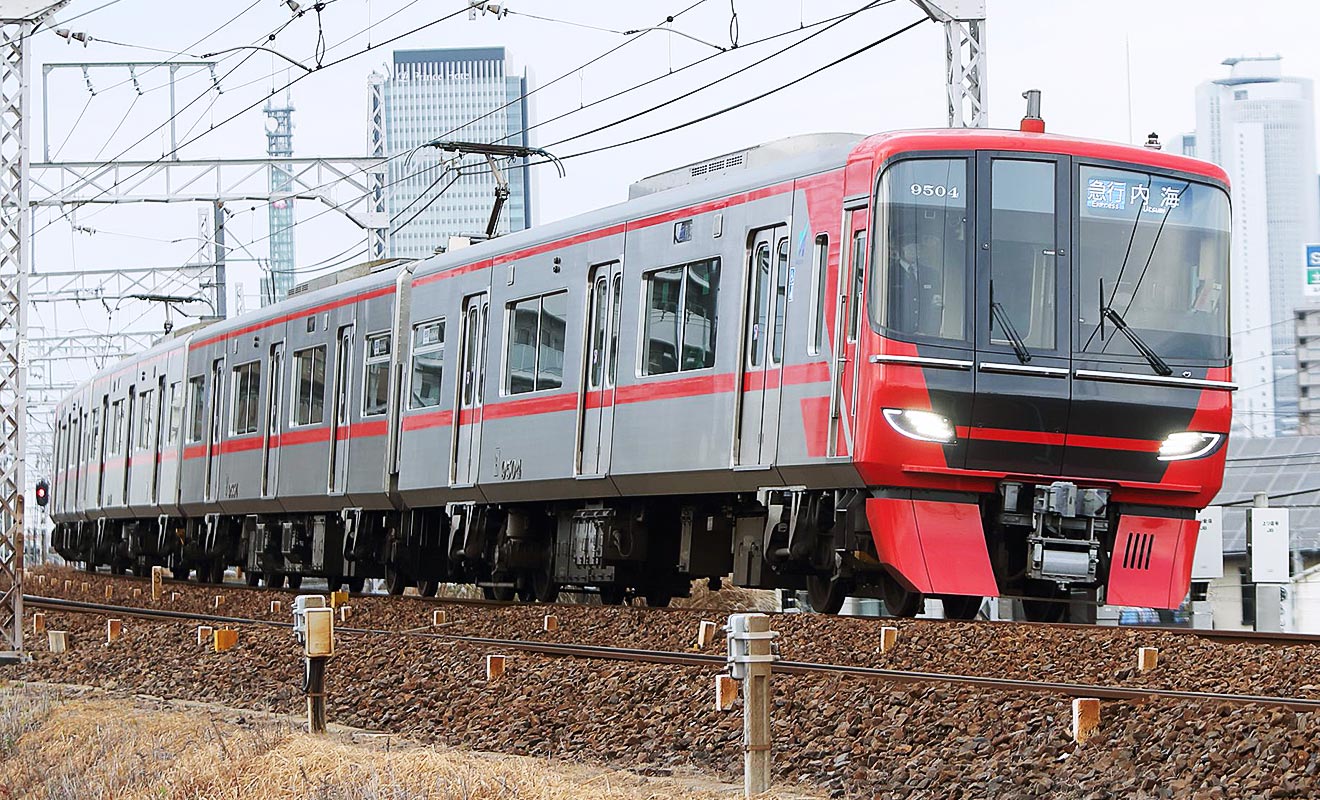 名鉄】9500系・9100系の前面デザインを一部変更して投入へ。2024年度