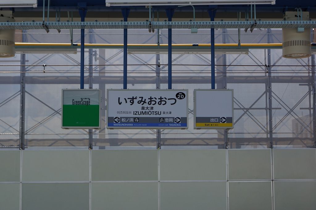 阪和線の沿線から 高架化された南海電鉄泉大津駅 松ノ浜駅で撮影してみる