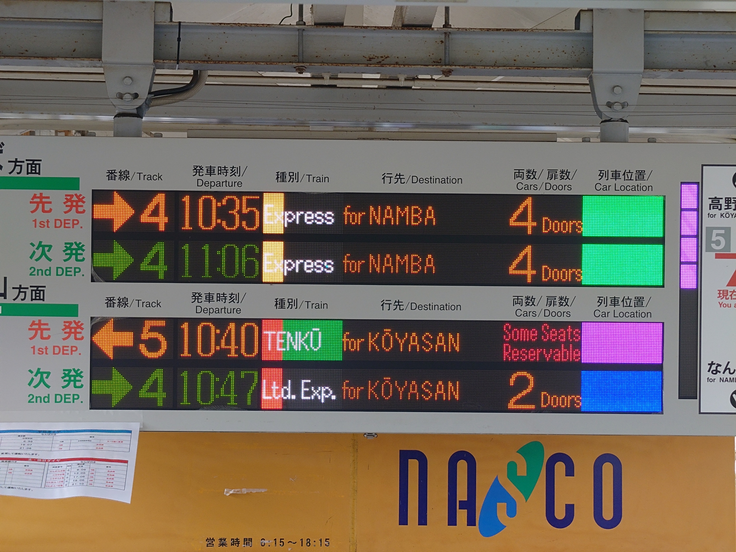 阪和線の沿線から 南海高野線の自由席特急に乗車する 22 6 12