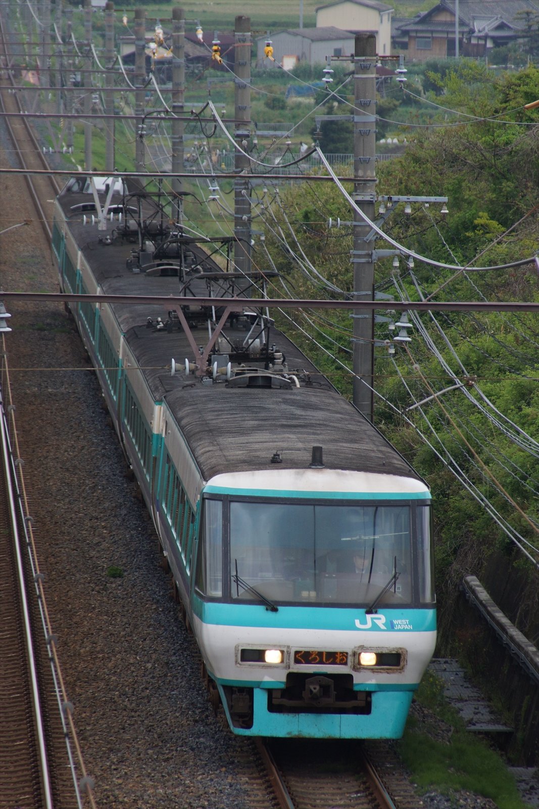 381系「くろしお」の撮影記録（2015.4.19、和泉砂川～和泉鳥取