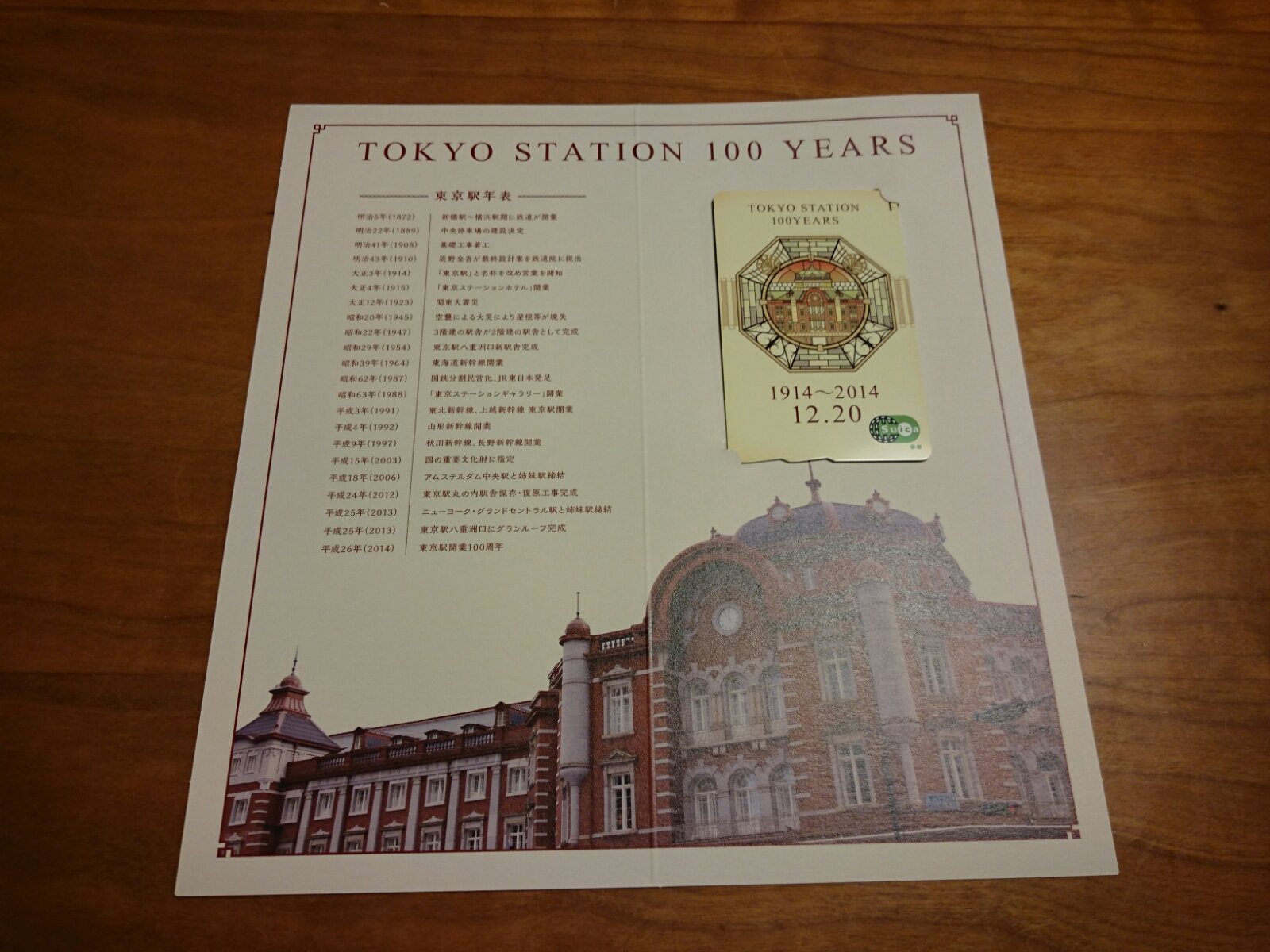 JR東日本】「東京駅開業100周年記念Suica」未利用の場合は2026年 JR東日本】「東京駅開業100周年記念Suica」未利用の場合は2026年