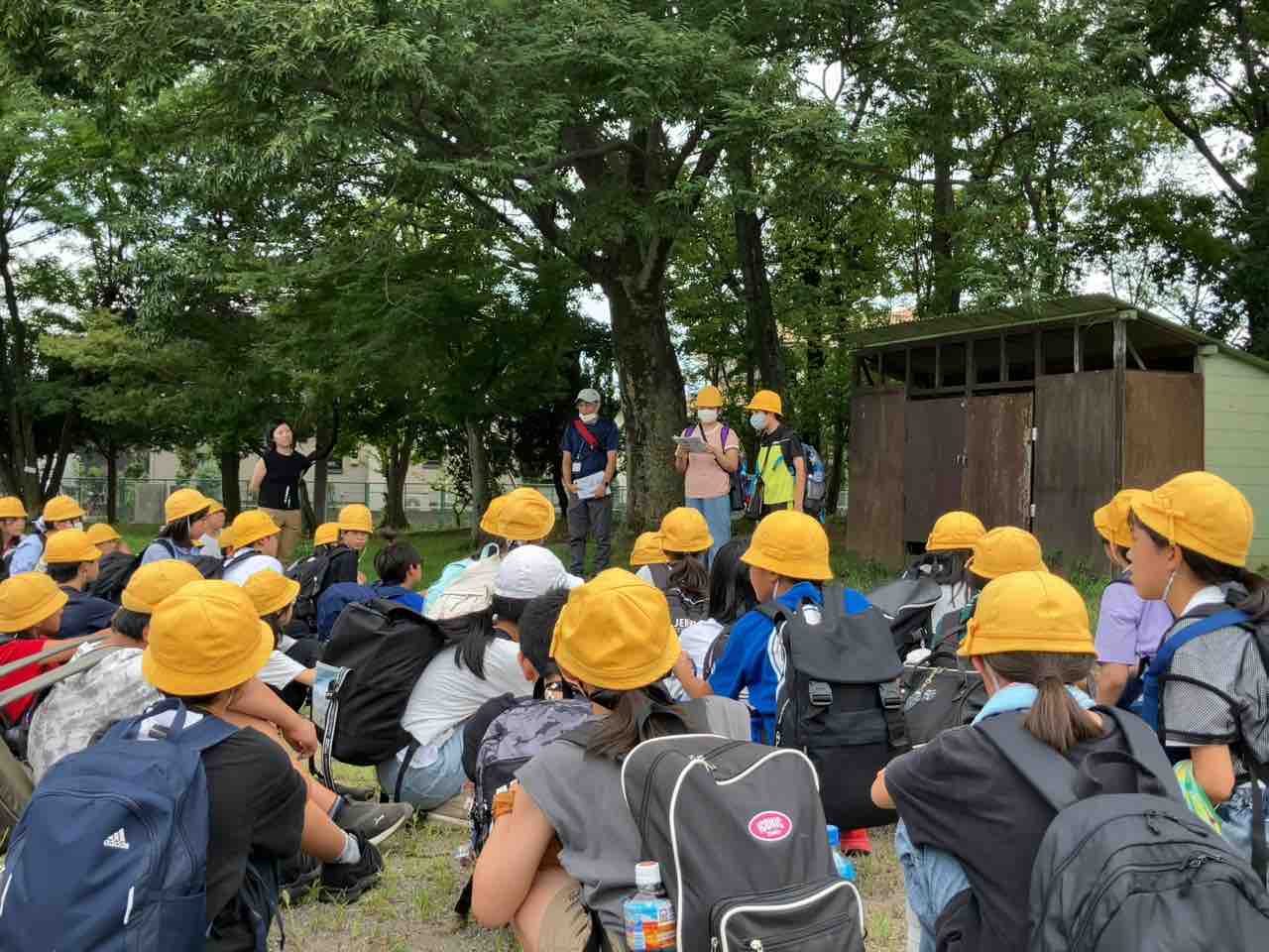 林間学校2日目⑧ : 羽生岩瀬小 校長室から