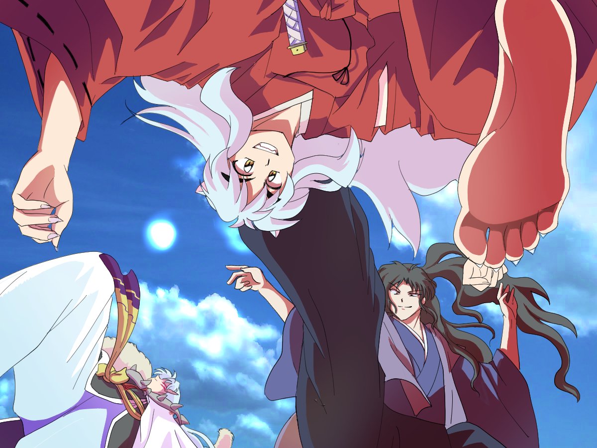 夏っぽい犬夜叉と奈落と殺生丸 犬追者