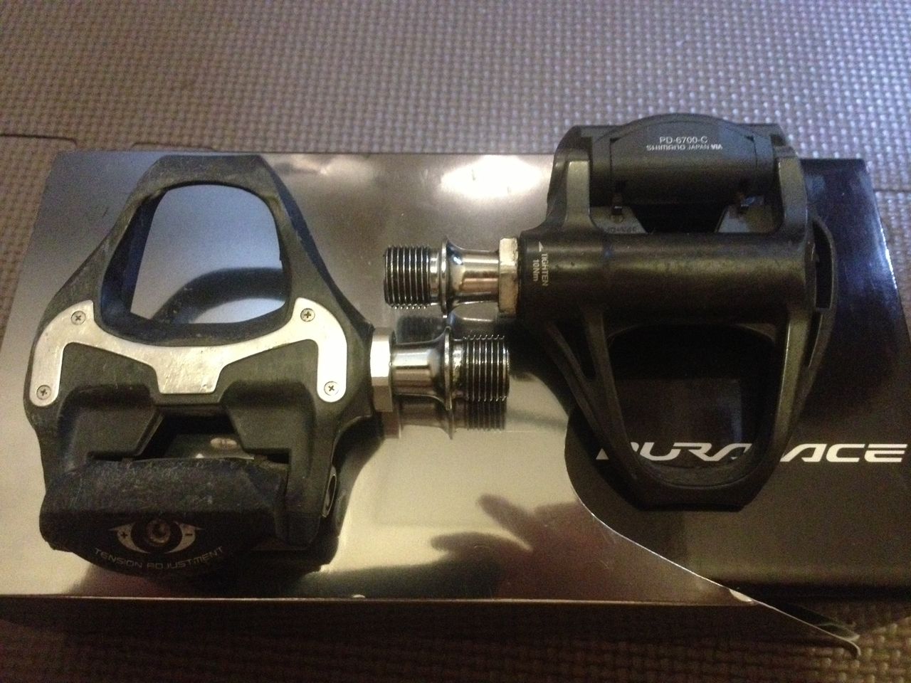 DURA ACE ペダル PD-9000 インプレ （実走結果 追記） : 輪行の