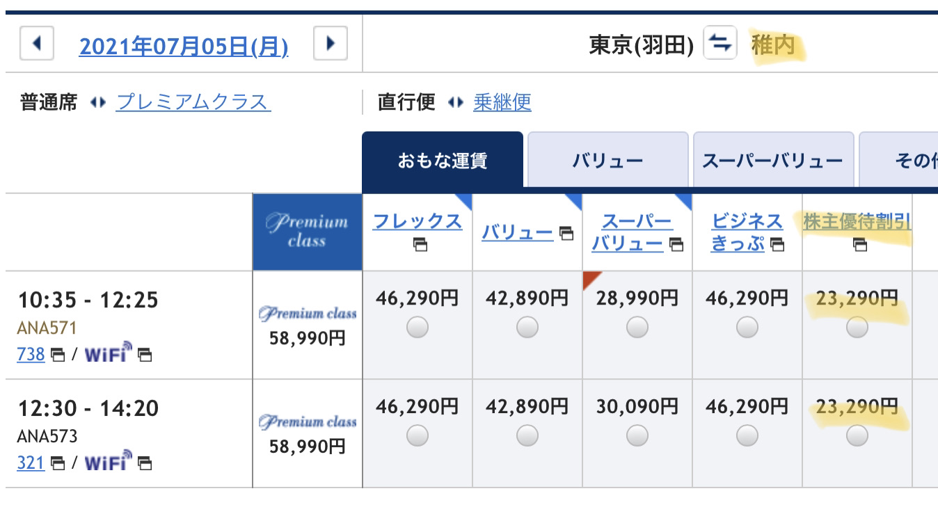 Anaの株主優待割引運賃の使い方 メリット デメリットは 今日もどこかに旅したい