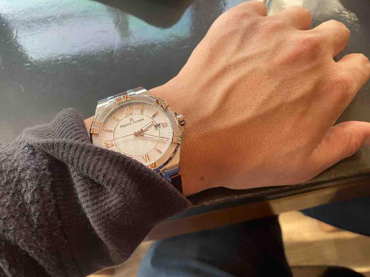 モーリスラクロア アイコン 39mm エクリュ 今日はモーリスラクロア 