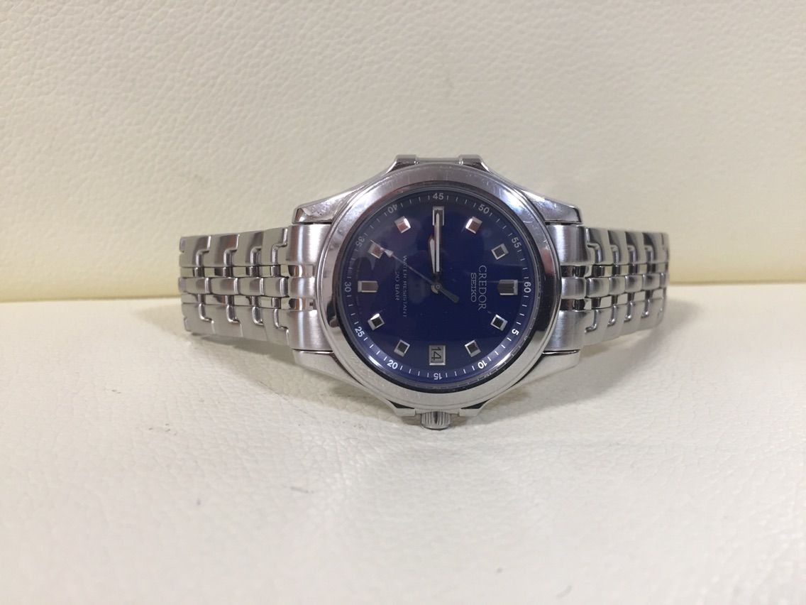 SEIKO クレドール　パシフィーク 青文字盤 クォーツ　腕時計 SEIKO クレドール パシフィーク 青文字盤 クォーツ 腕時計