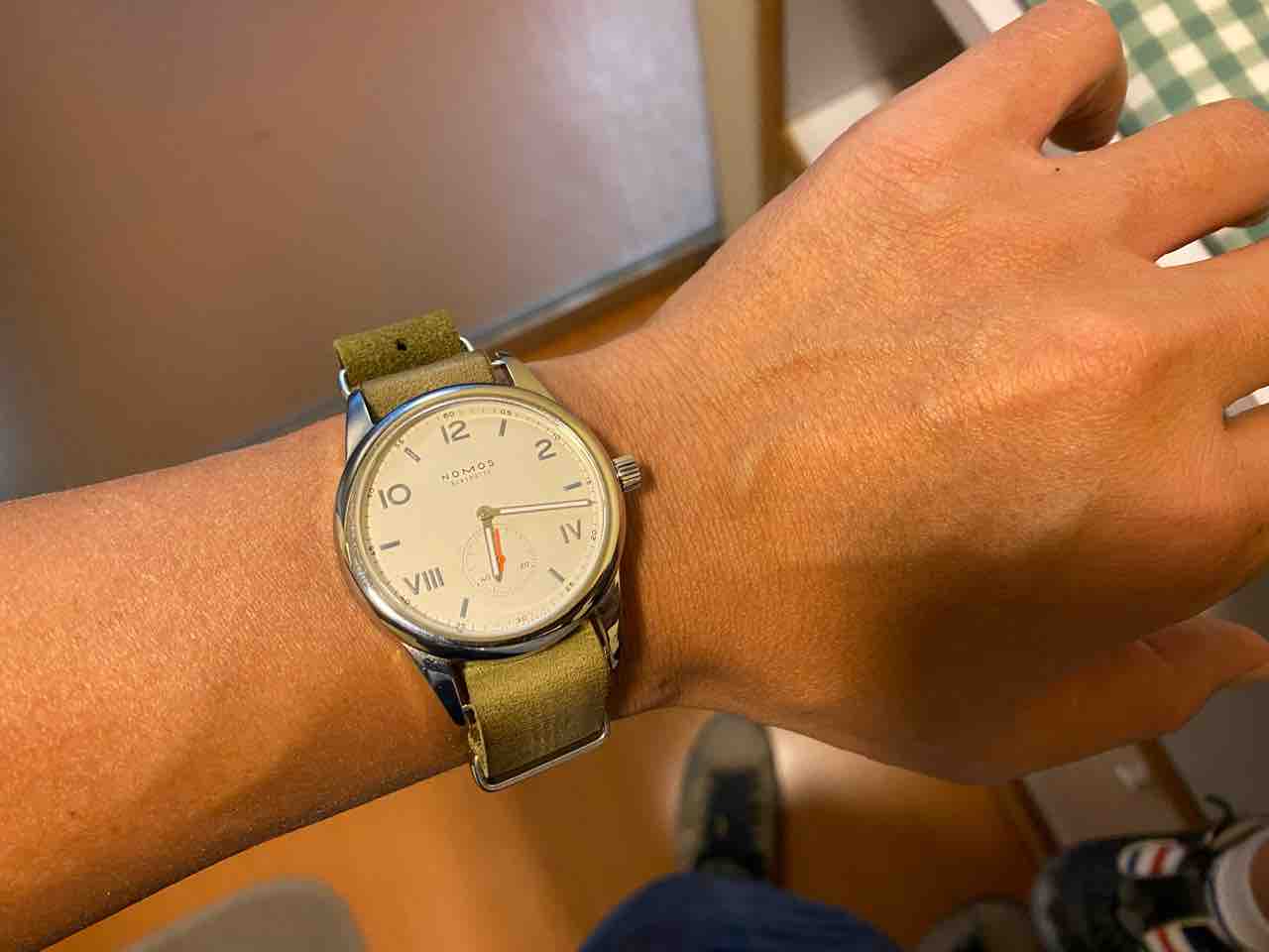 Nomos クラブ キャンパス38 動作美品 予備ベルト付き Nomos クラブ キャンパス38 動作美品 予備ベルト付き - メルカリ