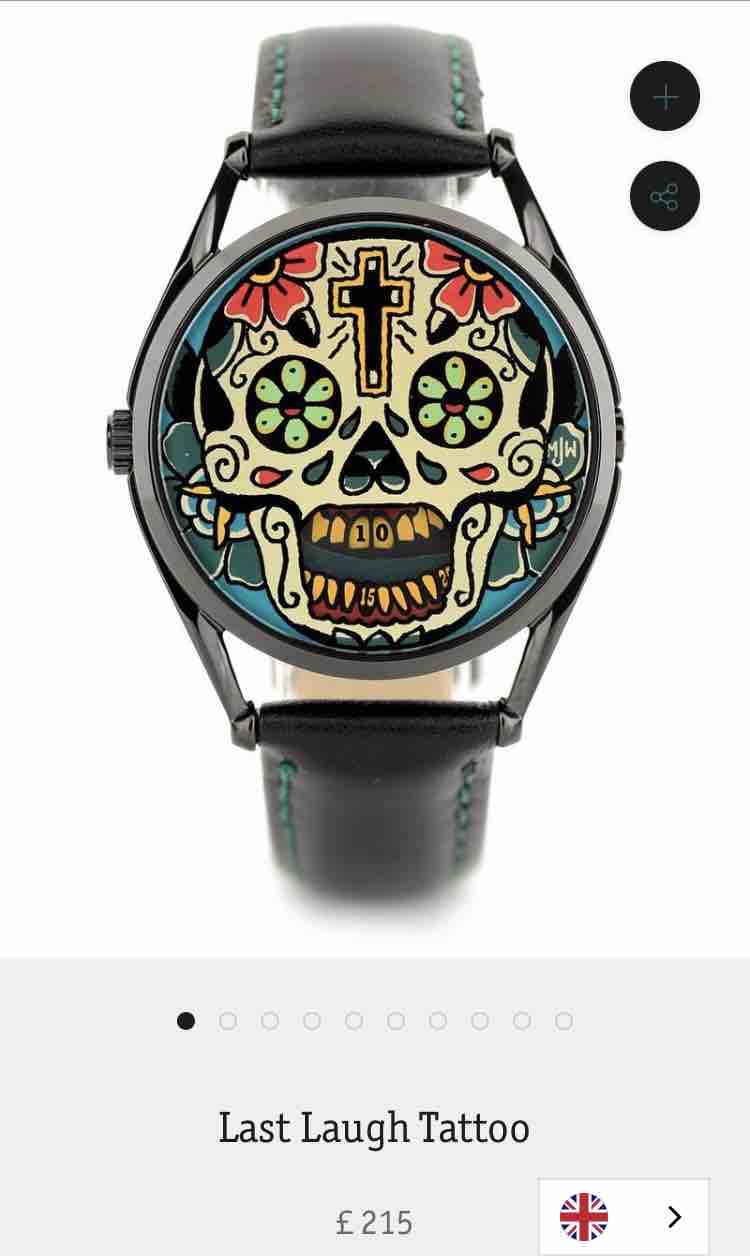 Apple Watchカスタム文字盤 ちょいワルの代名詞 ドクロ文字盤を作ってみました Haochiのこそっと腕時計ブログ