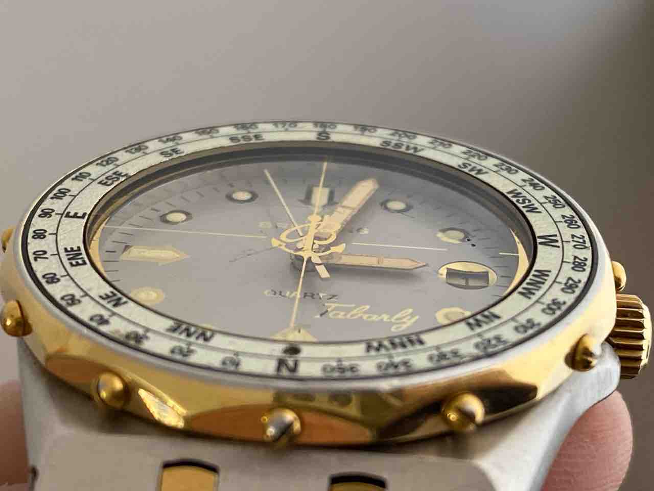 シルバークリスタル装飾クォーツ腕時計 MATOW》Tsuki 朧月 -おぼろづき- / スクエア シルバー メッシュ