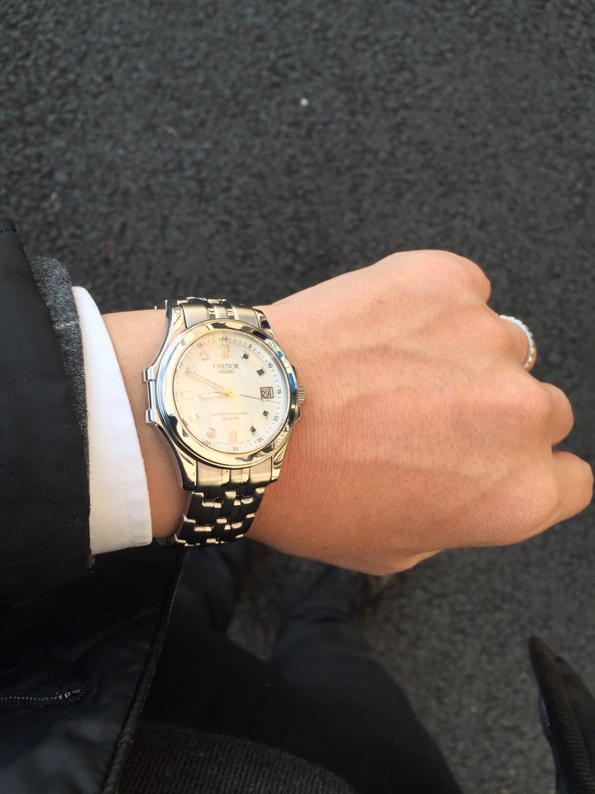 新品電池】529セイコー クレドール パシフィーク メンズ 8J82-6A00
