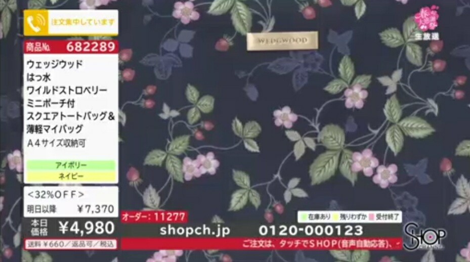 Wedgewood ワイルドストロベリー バッグセット 日々 穏やかに