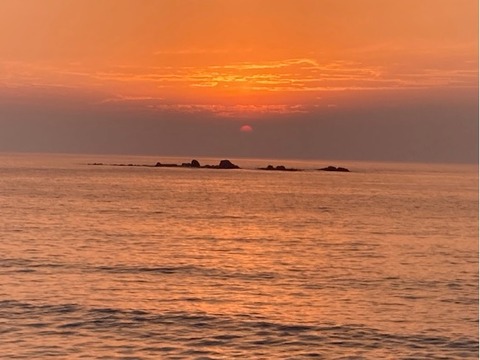 志摩野北夏至の夕日20210621