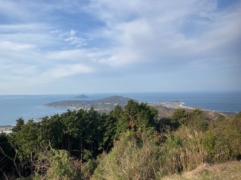 可也山頂大門方面2021年1月