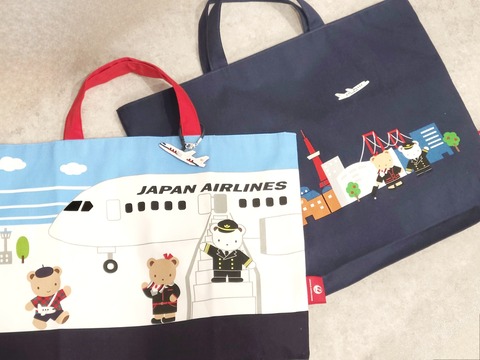 JALファミリアコラボ　トートバック 新品】ファミリア× JAL コラボ トートバッグ