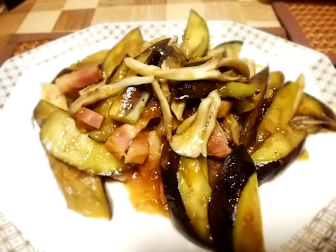 茄子のみぞれ炒め