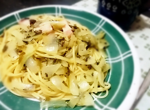 その他 ベーコン高菜
