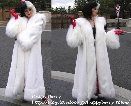 クルエラ　ホワイトファーロングコート エラさま♪ : Happy Berry TOWN
