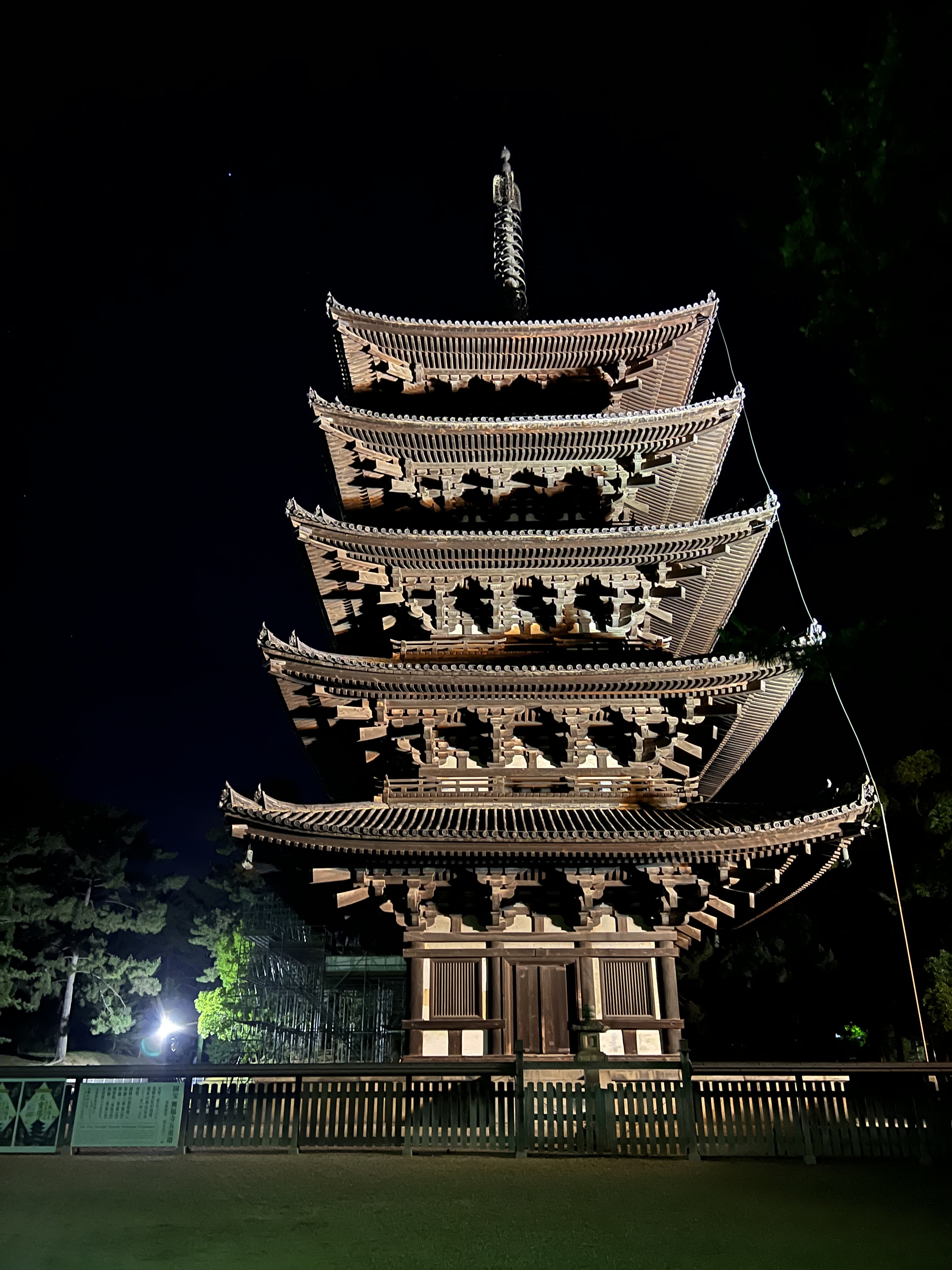 夜チャリ】世界遺産 興福寺五重塔を見納めに : 写真で魅力発掘