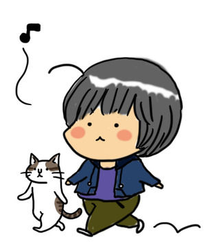 猫遊びに来る1