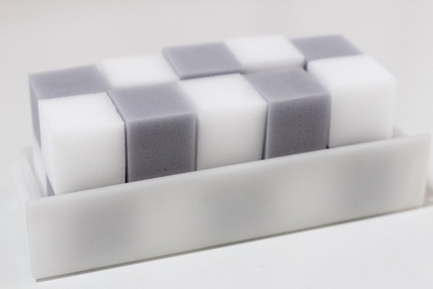セリア モノトーン メラミンスポンジ