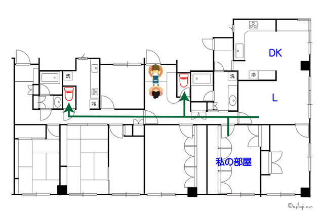 トイレ間取り1