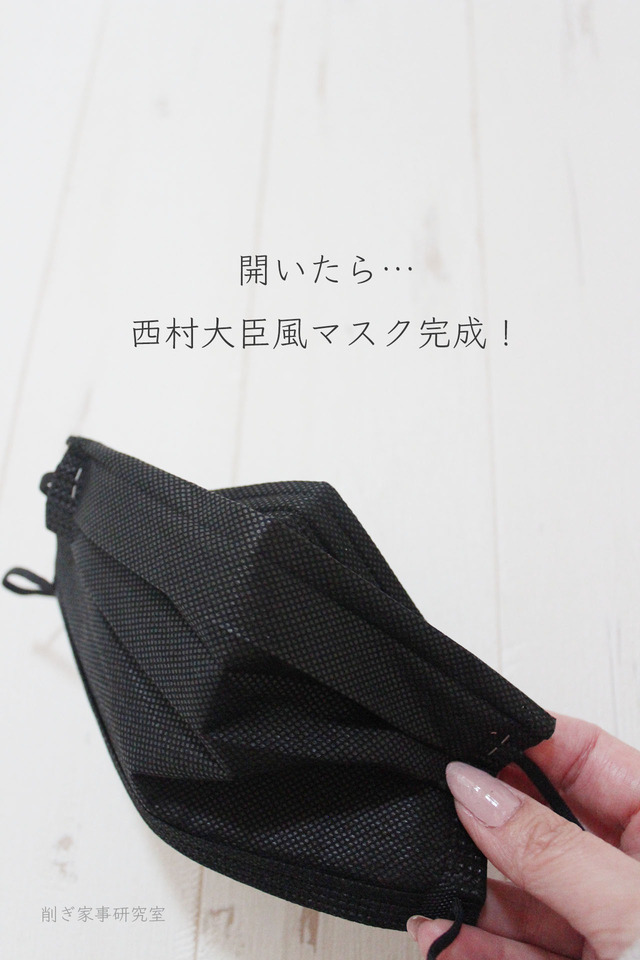 西村大臣風マスク1