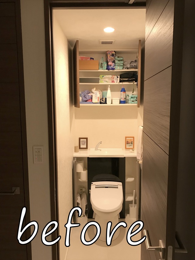 トイレ収納 吊戸棚 スキット カインズ