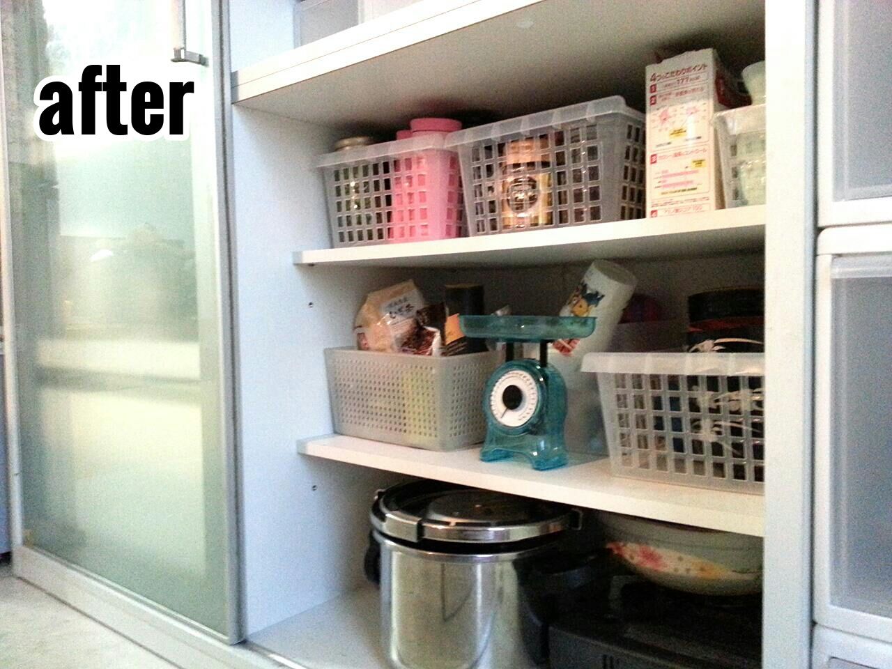 N邸 カップボード 収納 2 after