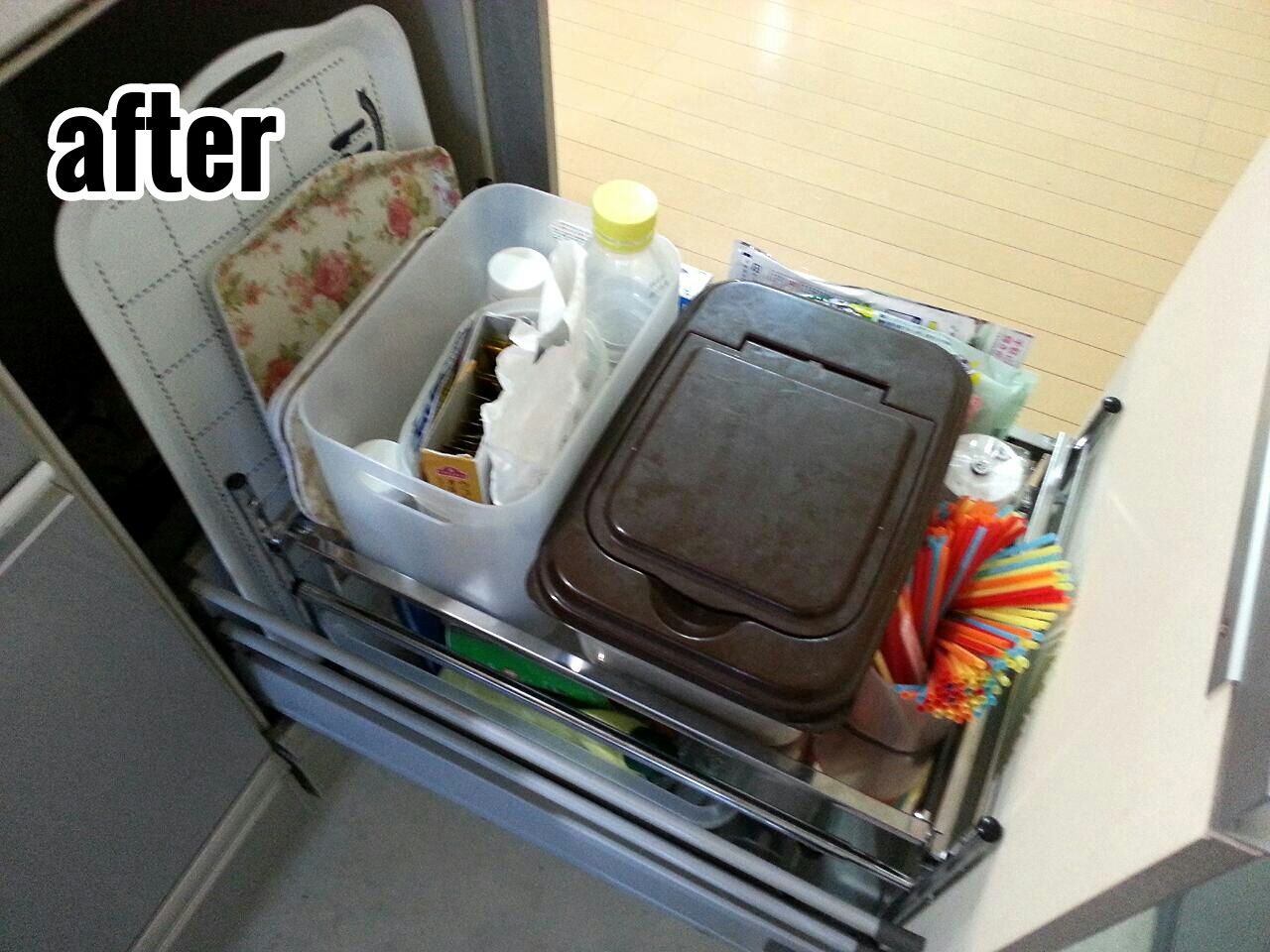 N邸 キッチン 収納 2 after