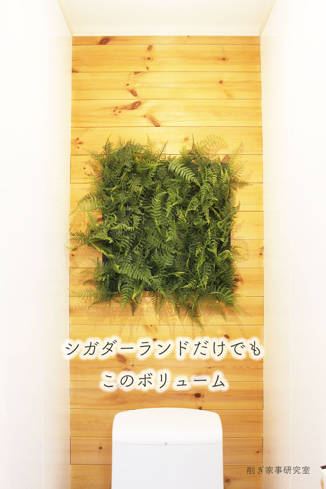 フェイク壁面緑化6