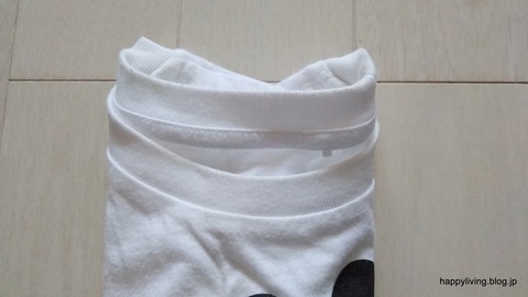 Tシャツ コンパクトに畳む (4)