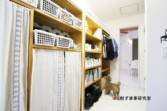 アクセントクロス DIY シューズクローク 玄関収納 (7)