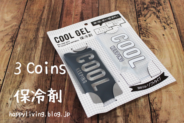 3Coins お弁当グッズ 保冷剤 モノトーン (1)
