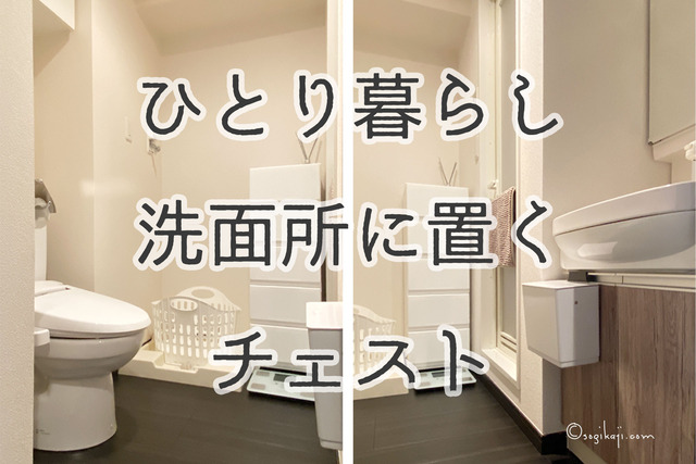 ひとり暮らし洗面所14
