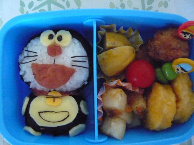 幼稚園のお弁当 73 ドラえもん ロンパース日記 幼稚園のお弁当 73 ドラえもん ロンパース日記