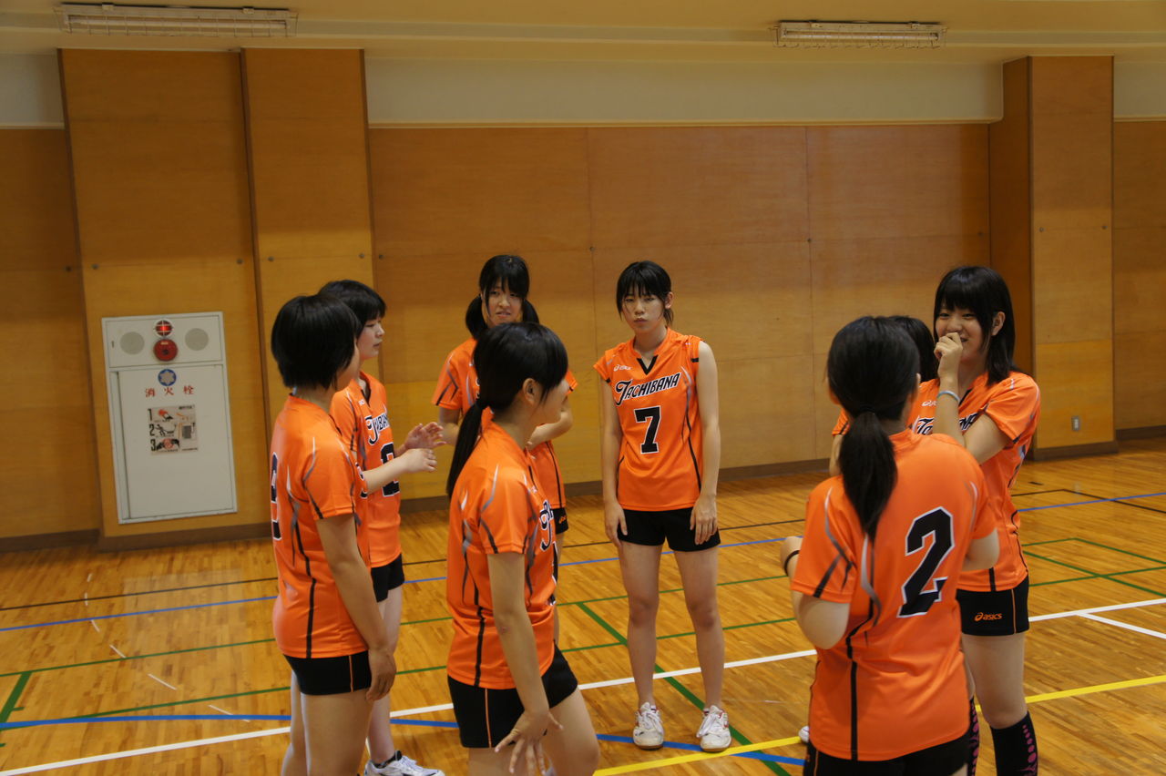 7月7日 木 立花学園高等学校女子バレーボール部