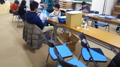 仕分け作業