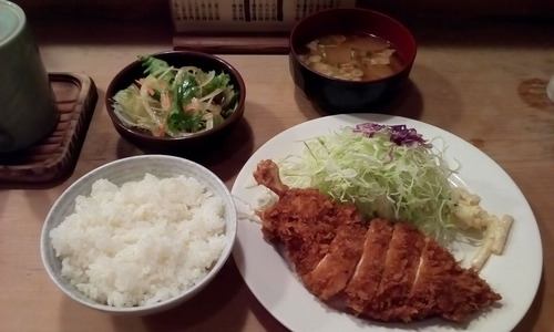 チキンかつ定食