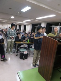 矢部くん表彰
