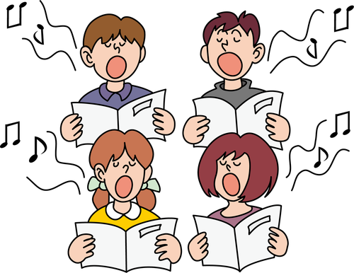 合唱イラスト