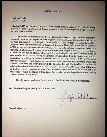 イタリア宣誓供述