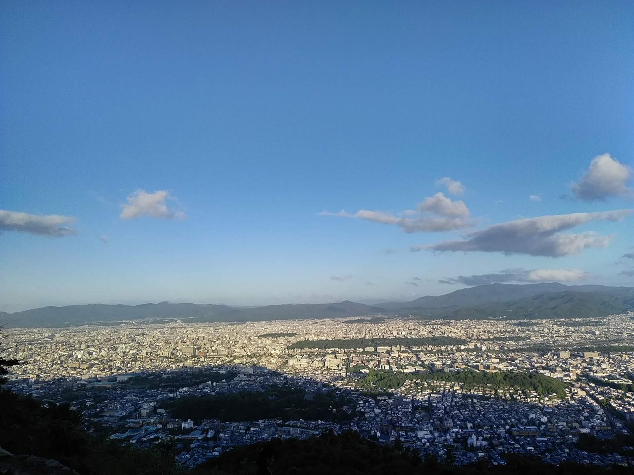 大文字山(如意ヶ岳)からの景色