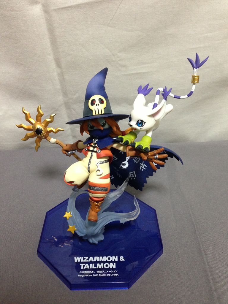 デジモン テイルモン&ウィザーモン フィギュア 2体セット 抽選販売】G.E.M.シリーズ デジモンアドベンチャー ウィザーモン