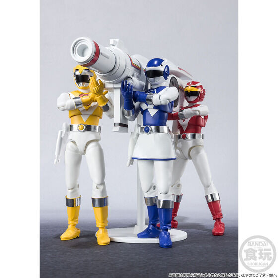 バンダイ☆超獣戦隊ライブマン☆ソフビ☆プラデラ☆青春爆発ファイヤー