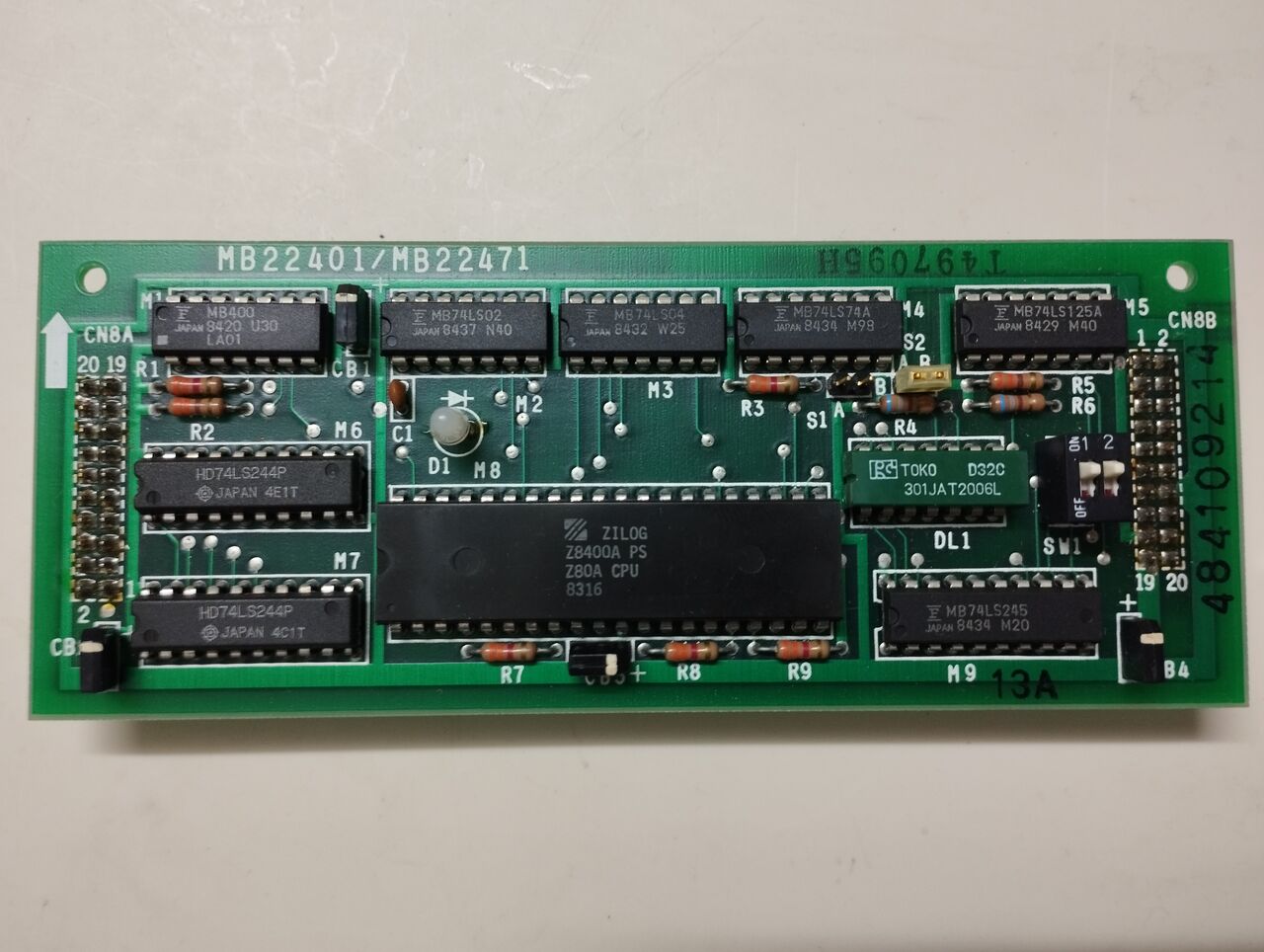 FM-8用Z80カード回路図 : まごころせいじつ堂 FM-8用Z80カード回路図 : まごころせいじつ堂