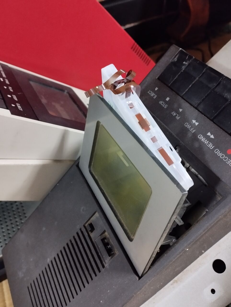 MZ-80Cカセットデッキのメカ修理 : まごころせいじつ堂