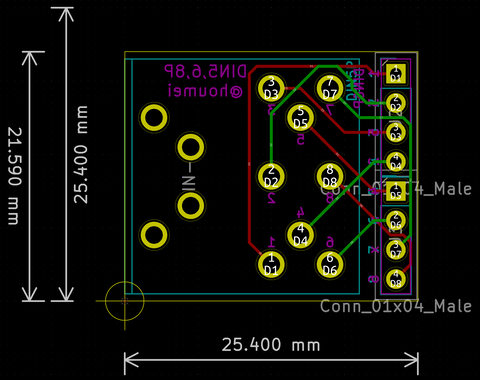 DIN8-pcb