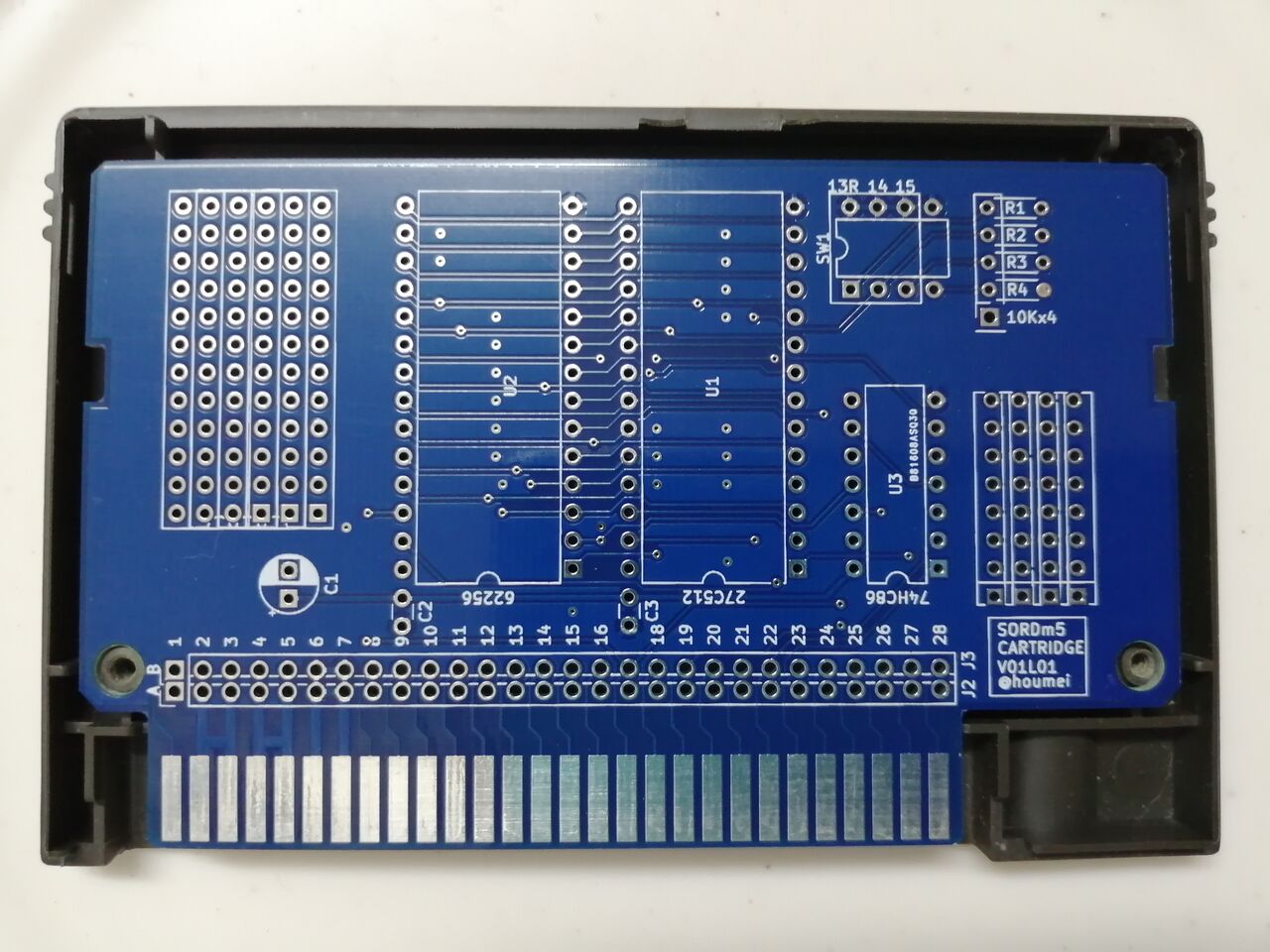 SORD m5用ROM/RAMカートリッジの試作 : まごころせいじつ堂